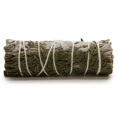Atado de Hierba - Salvia Blanca y Cedro 10cm - Atados de Smudge – Envuelto individualmente
