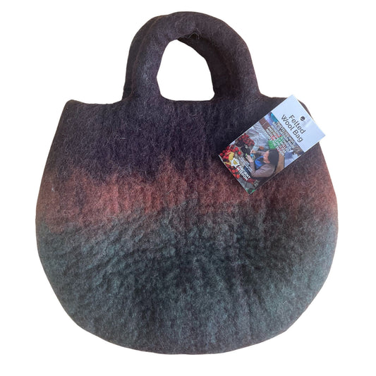 Bolsa de fieltro para jardín de hadas - 35 x 27 cm