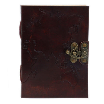 Cuaderno de Cuero Mapamundi