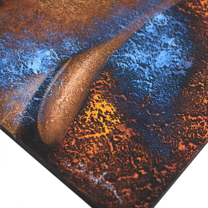 Cuadro de Buda · Rostro de Cobre Metalizado