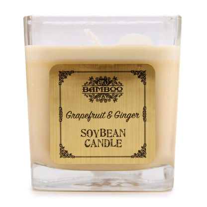 Vela de Cera de Soja - Pomelo y jengibre - Velas de Cera de Soja, cera de soja