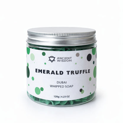 Jabón Cremoso de Dubái - Trufa Esmeralda 120 g