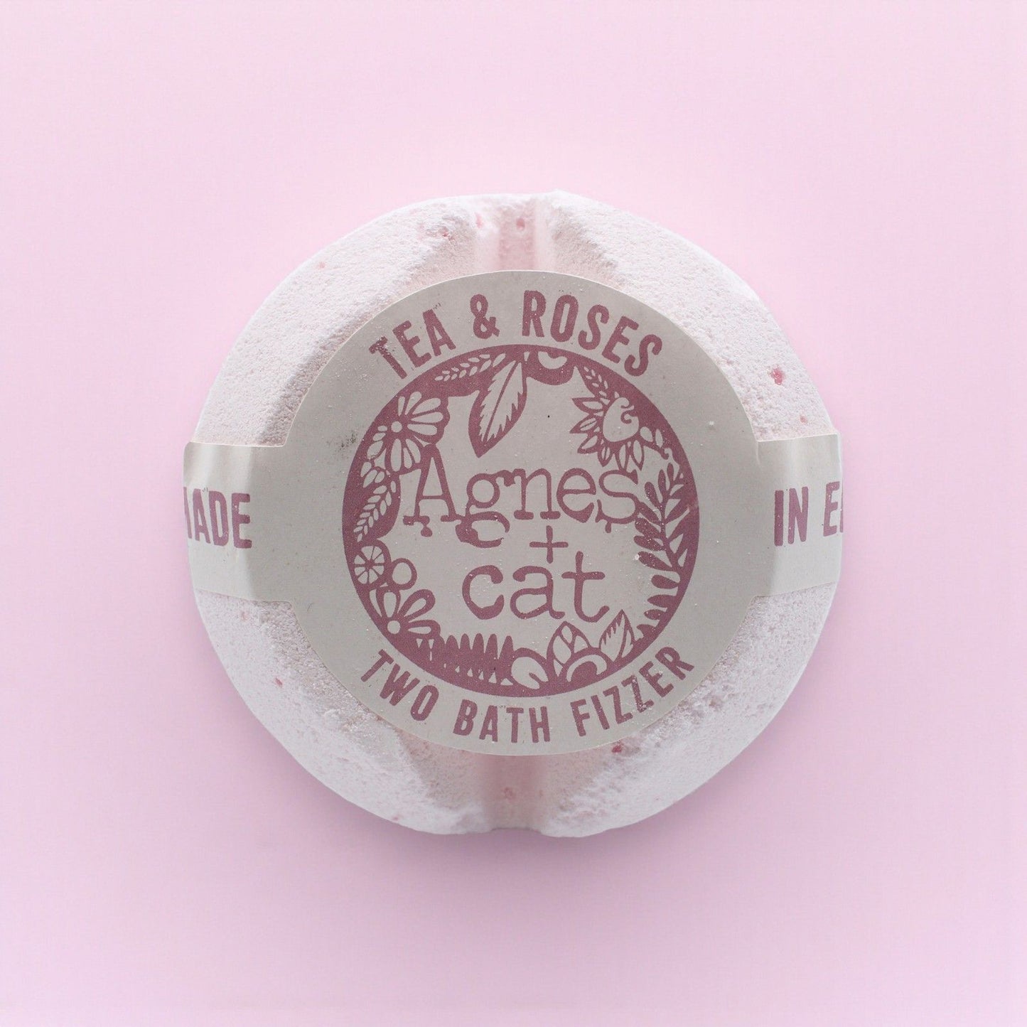 Bomba de baño Agnes + Cat - Té y Rosas