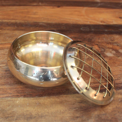 Tarro de incienso de carbón - Quemadores de incienso de latón tradicionales, Artisan Product