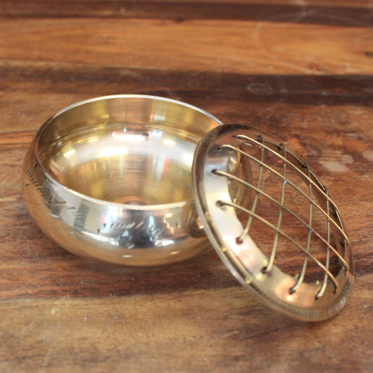 Tarro de incienso de carbón - Quemadores de incienso de latón tradicionales, Artisan Product