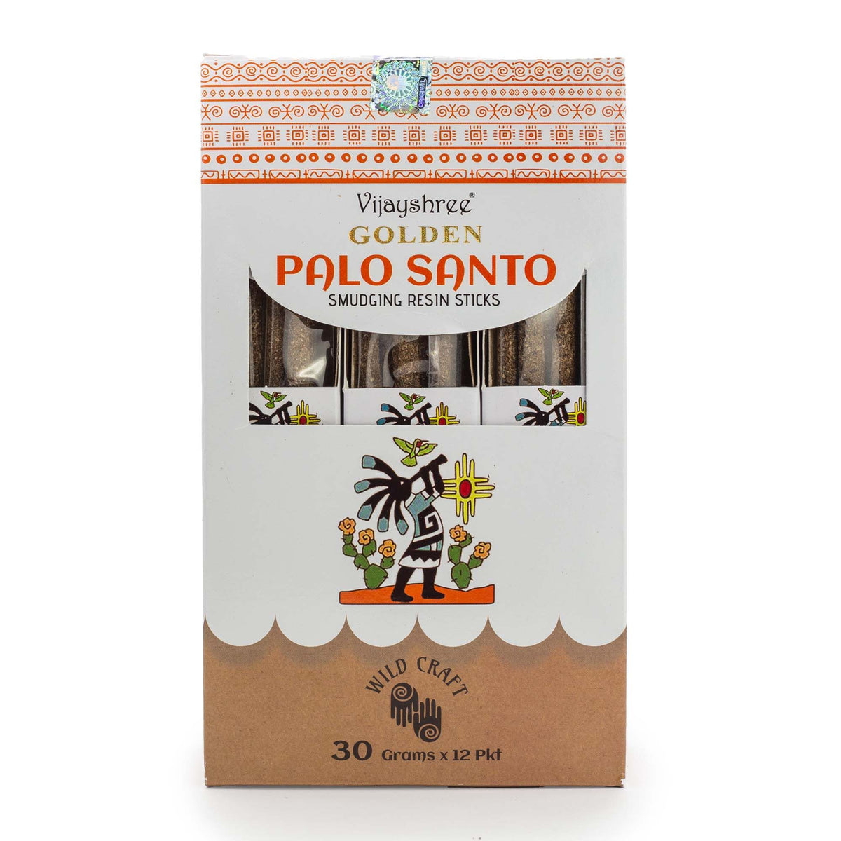Varillas de resina para difuminar Palo Santo dorado de 30 g (6 unidades) - Varillas de resina para Defumar