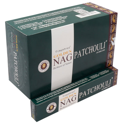 15g Incienso Dorado Nag - Patchouli - Incienso Golden