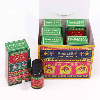 Aceite con fragancia de la India Banjara 10ml - Pathchouli - Aceites de Fragancias Indias 10ml