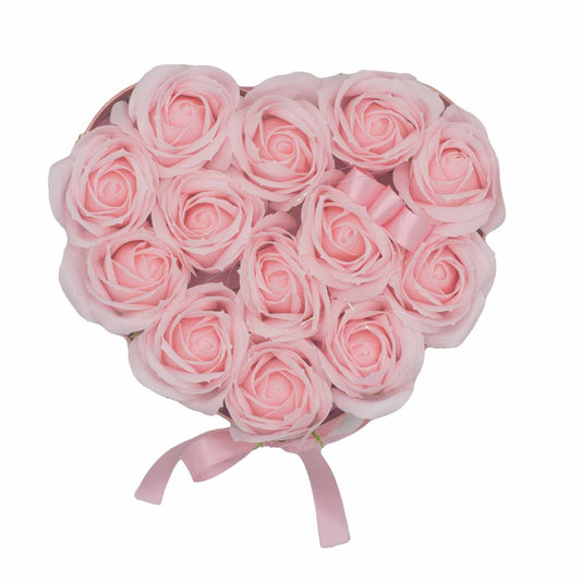 Caja de Regalo - Rosas de Jabón · 13 ud Rosa Corazón