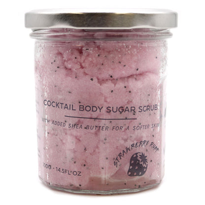 Exfoliante corporal de azúcar perfumado - Ron de fresa 300g