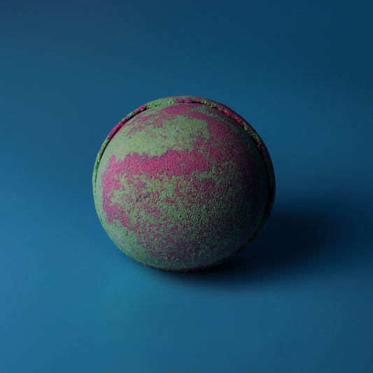Set of 3 fruity rhubarb bath bombs