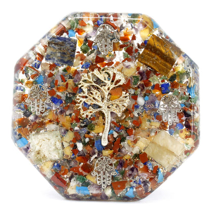 Orgonite de oficina - árbol de la vida - Grande - Paquete de organite de escritorio