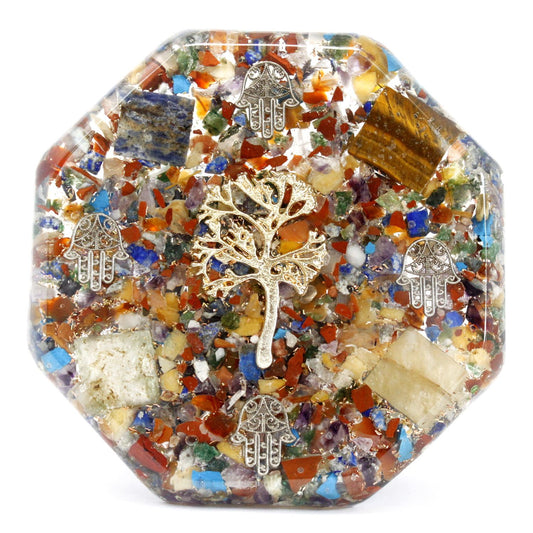 Orgonite de oficina - árbol de la vida - Grande - Paquete de organite de escritorio
