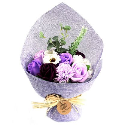 Ramo de Flores de Jabón Artesanal · Púrpura