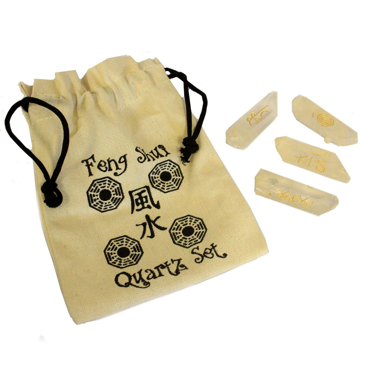Cuarzo natural Fengshui Quatra-Set - EPS