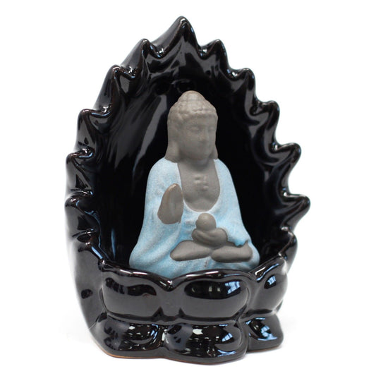 Back Flow Incense Burner - Buddha & Lights - Quemador de Incienso de Flujo Inverso