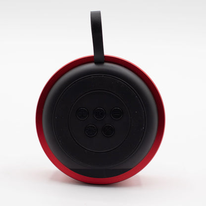 Mini altavoz con efecto de iluminación Mandela rojo
