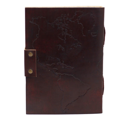 Cuaderno de Cuero Mapamundi