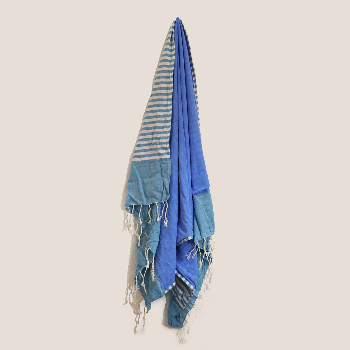 Toalla Pareo de Algodón - 100 × 180 cm - Azul Cielo