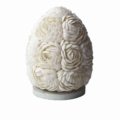 Boho Sea Shell Lamp - Pink Oval - 15cm