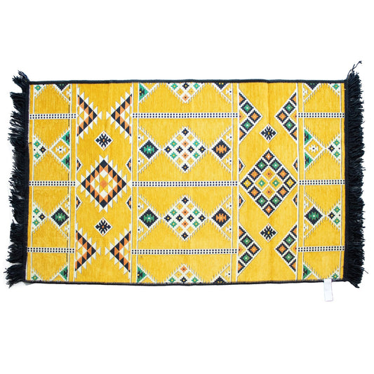 Alfombra Kilim 125x80 cm - Amarillo - Alfombra Kilim