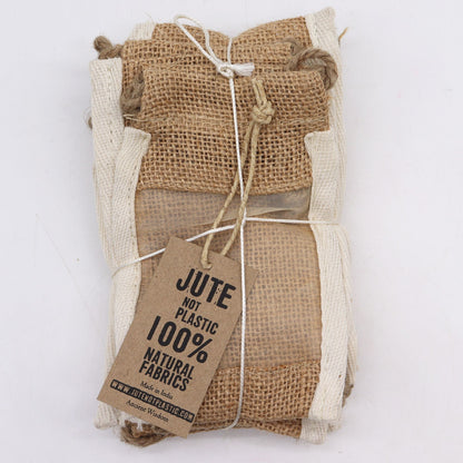 Bolsa Pequeña de Yute Lavada - 10x15cm