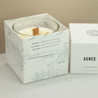 Vela de Cera de Soja Botánica Agnes + Cat - Windermere