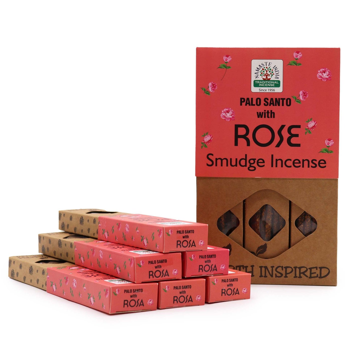 Incienso de fumigación inspirado en la Tierra - Rosa - Incienso para Fumigación Inspirado en la Tierra