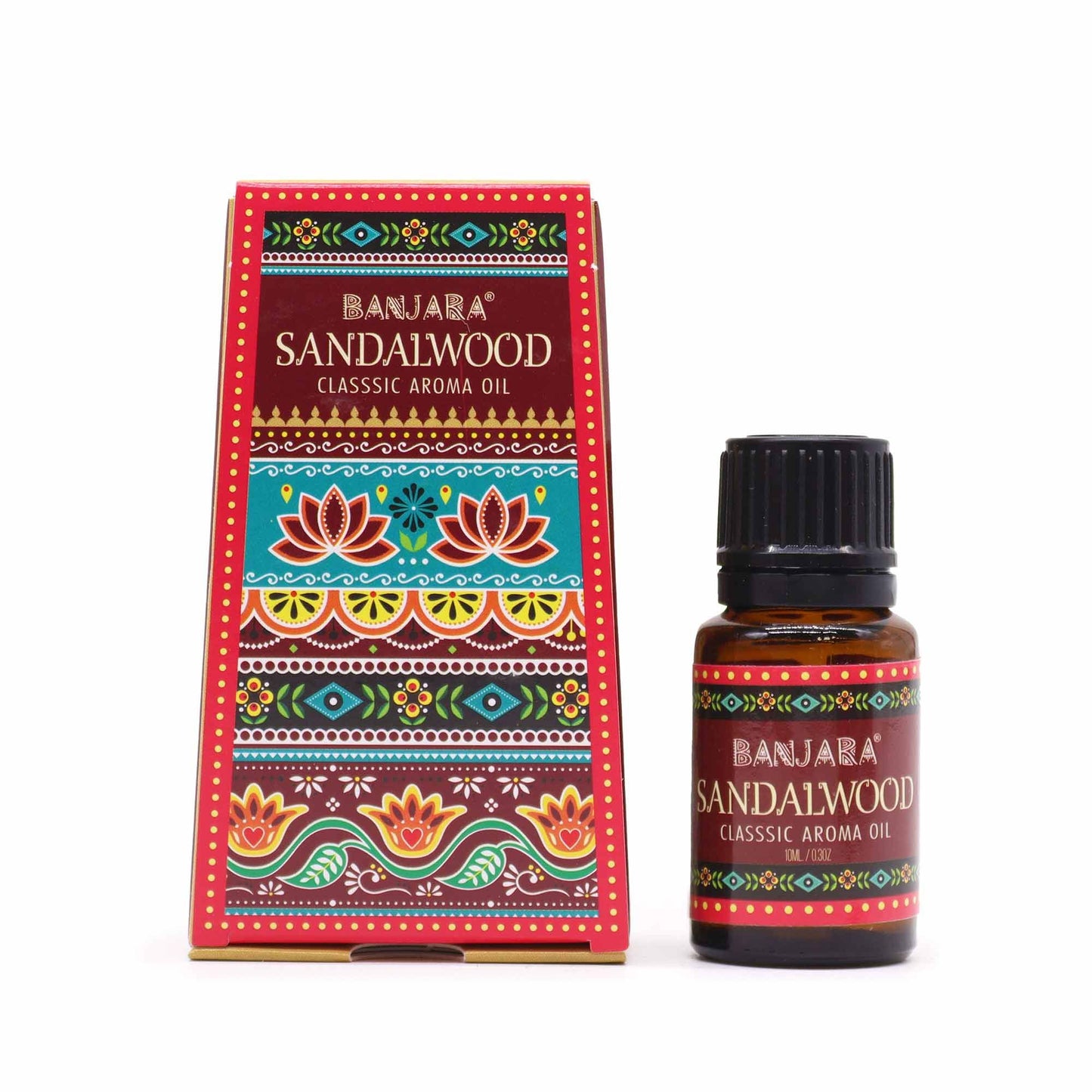 Aceite con fragancia de la India Banjara 10ml - Sándalo - Aceites de Fragancias Indias 10ml