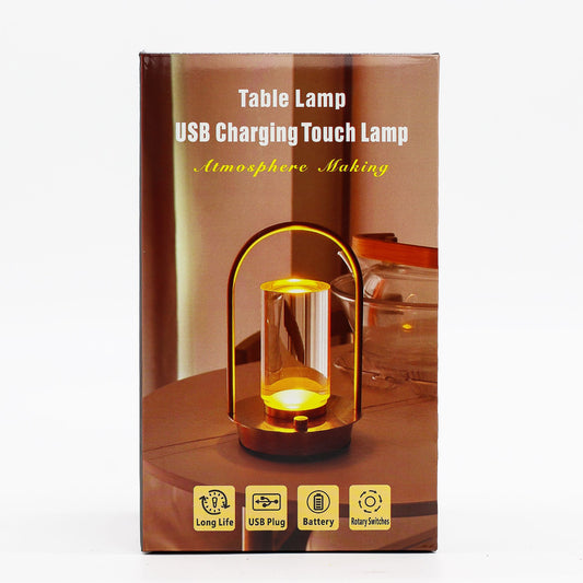 Lámpara táctil - Linterna de cristal - USB (C) - Recargable (2000 vatios)