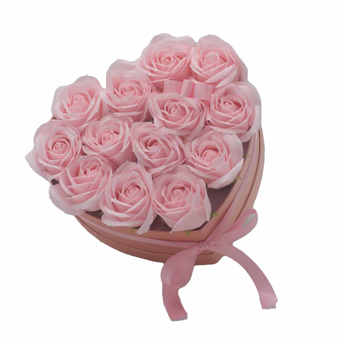 Caja de Regalo - Rosas de Jabón · 13 ud Rosa Corazón