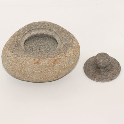 Maceta de piedra de río natural para enraizamiento - Grande (aprox 15x12cm)