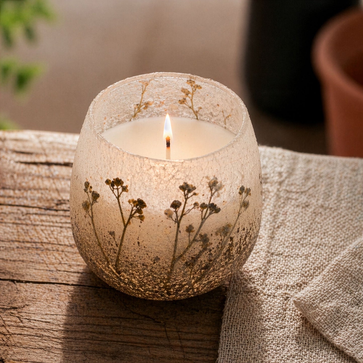 Velas en tarro de vidrio mediano - Wildlight Woods