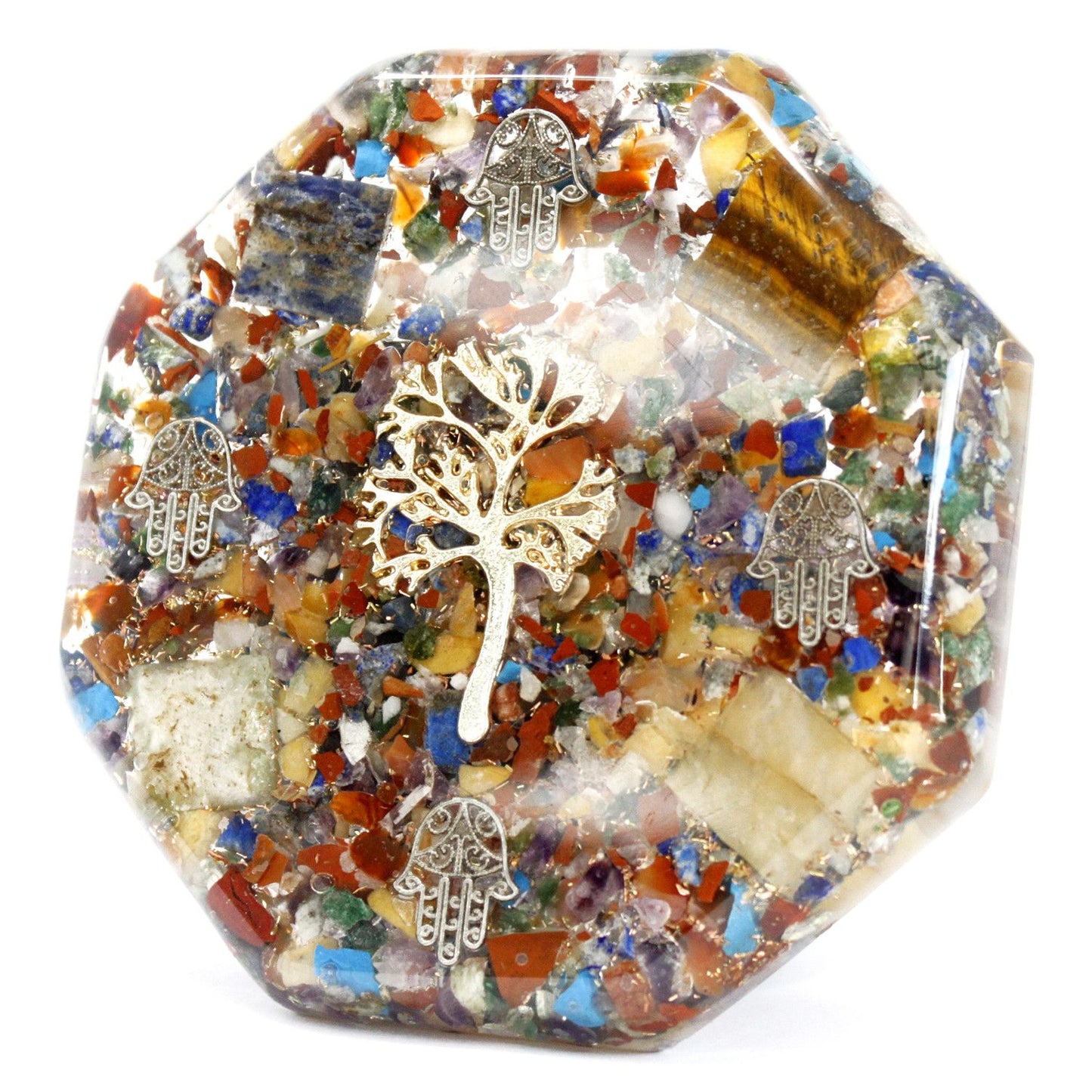 Orgonite de oficina - árbol de la vida - Grande - Paquete de organite de escritorio
