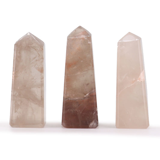 Puntas de obelisco de piedra preciosa aprox. 5 cm - cuarzo ahumado