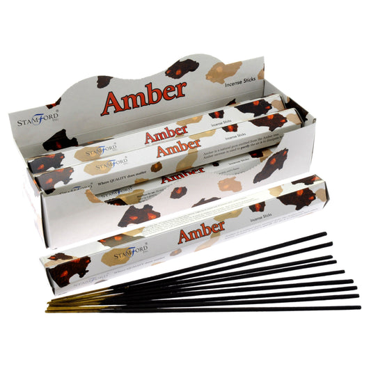 Amber  Premium Stamford Incense Sticks - Stamford Premium Incienso