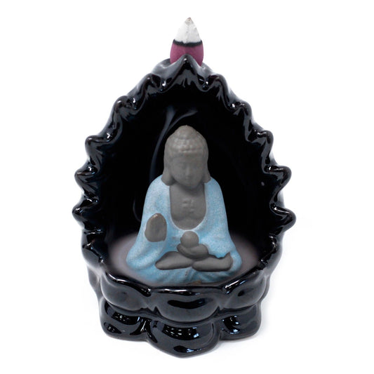 Back Flow Incense Burner - Buddha & Lights - Quemador de Incienso de Flujo Inverso
