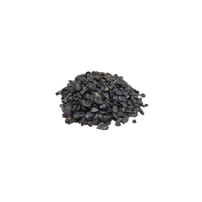 Black Tourmaline Gemstone Chips Bulk - 1KG - Gemas mixtas