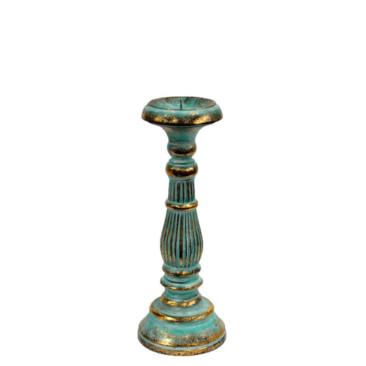 Candelabro Pequeño - Turquois Gold