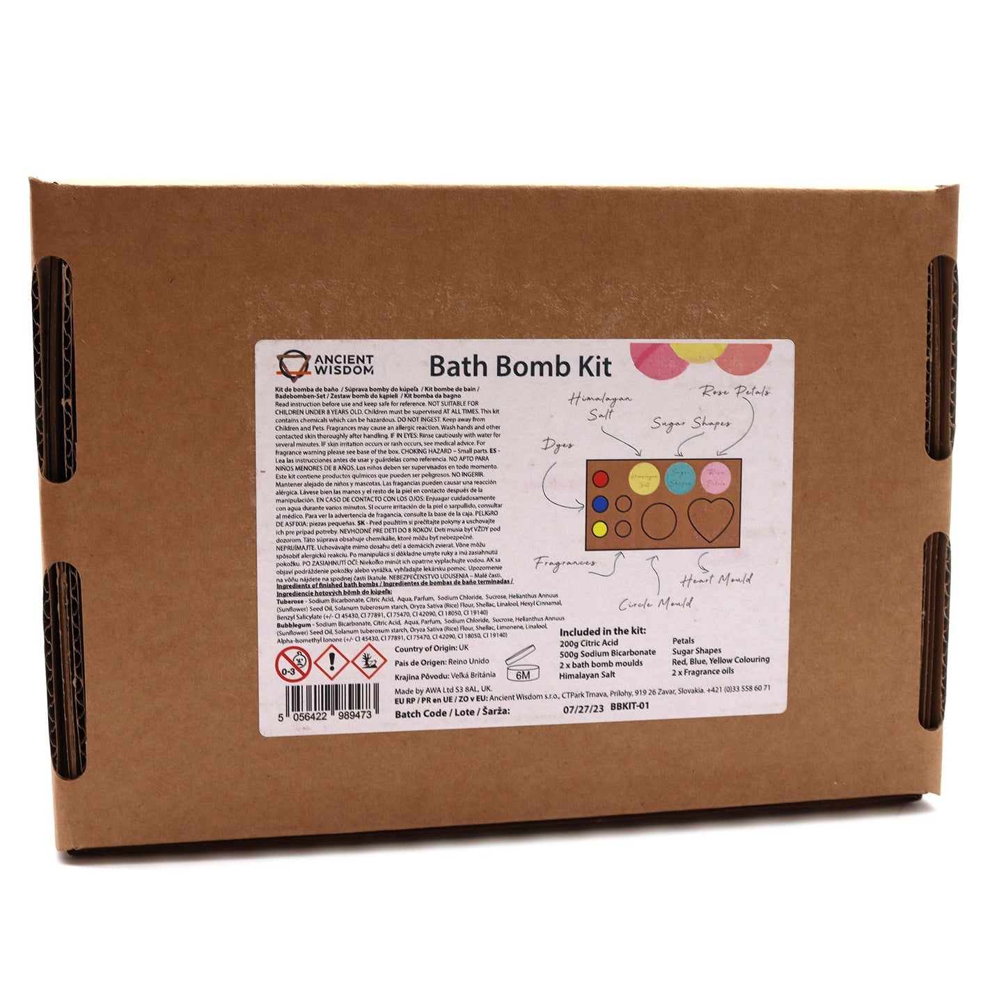 Kit de bomba de baño - Aleación y satén