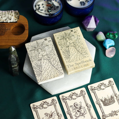 Las cartas oráculo del libro de hechizos - mazo de brujería