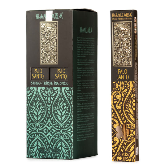 Incienso Banjara Extra Largo - Palo Santo - Incienso Banjara Extra Largo, Gift Packaging