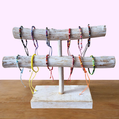 Pulseras de la Amistad Hechas a Mano - Mini Cuentas Forever (surtido)