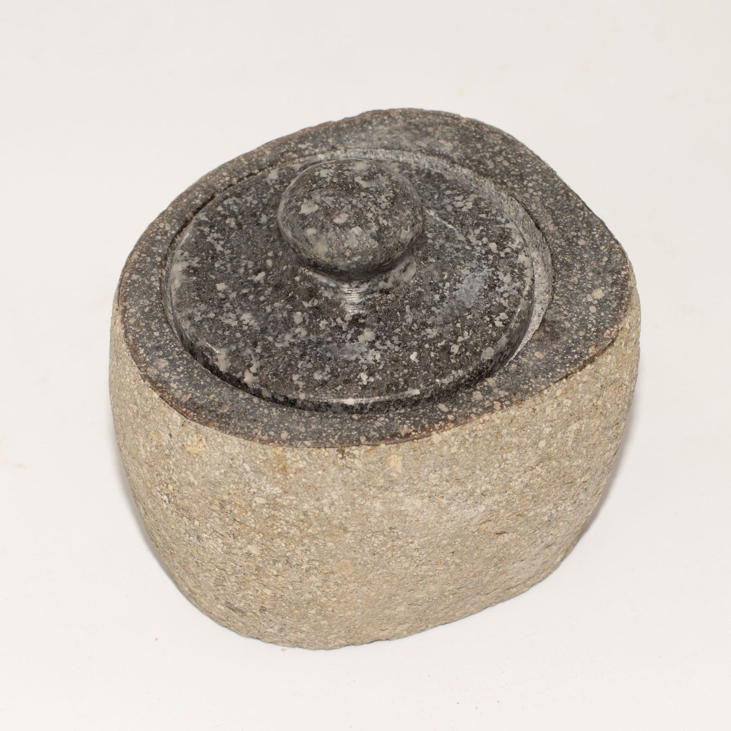 Maceta de piedra de río natural para enraizamiento - Pequeña (aprox 9x7cm)