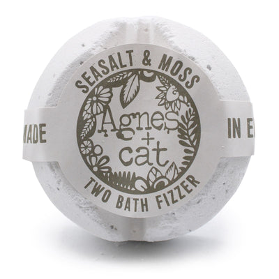 Agnes + Effervescent Bath Tablet for Cats - Sea Salt and Moss