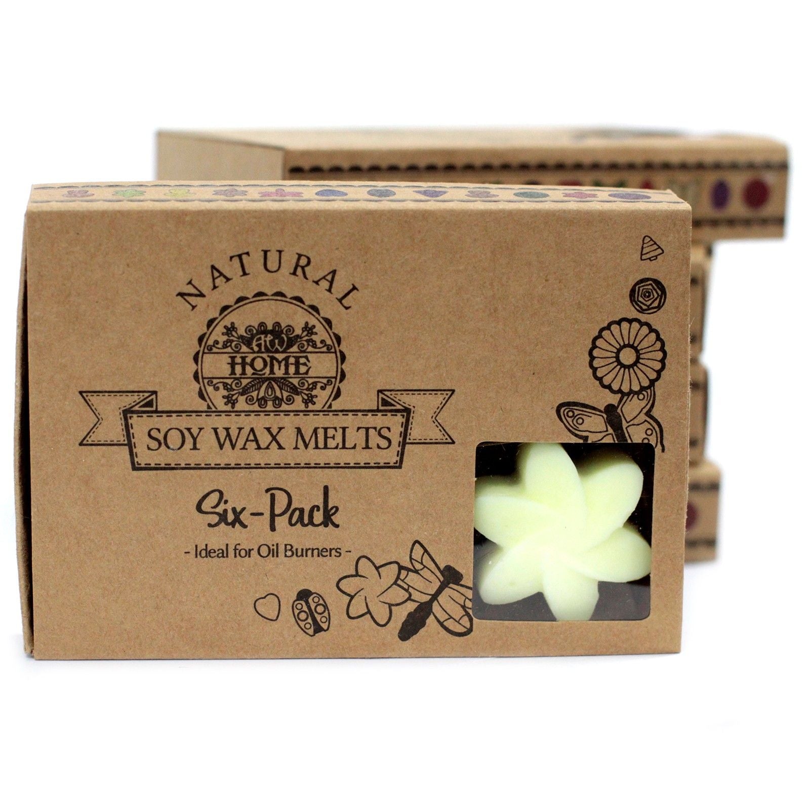 Caja de 6 ceras de Soja - Limón - Ceras de Soja de Lujo