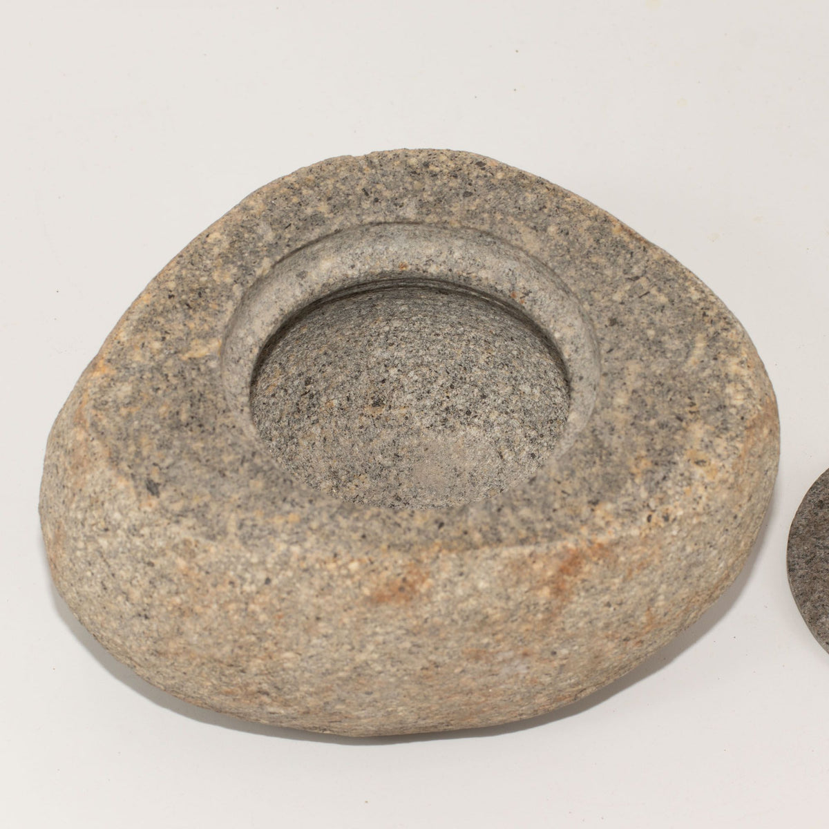 Maceta de piedra de río natural para enraizamiento - Grande (aprox 15x12cm)