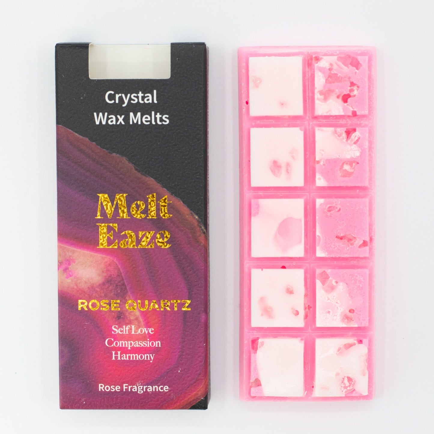 MeltEaze Tabletas de Cera 50g - Amor de Cuarzo Rosa - Rosa