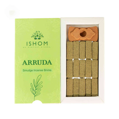 Paquete de 15 ladrillos de incienso natural y quemador - Benzion
