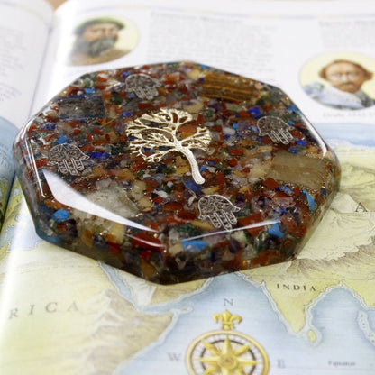 Orgonite de oficina - árbol de la vida - Grande - Paquete de organite de escritorio